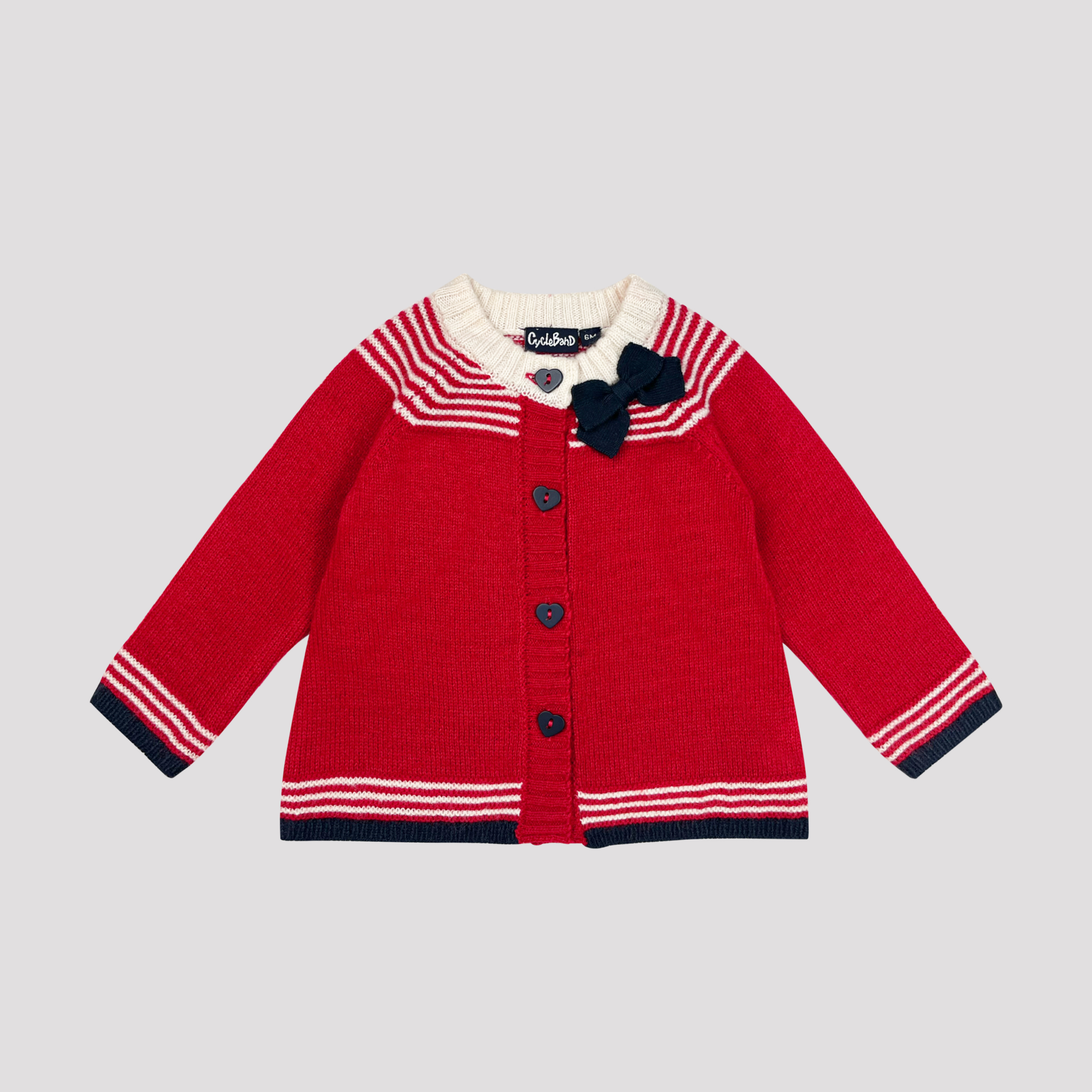 Tuta Natalizia Unisex Per Bambino 0-18 Mesi - Cardigan In Cotone Con Bottoni, Stampa Alce, Colore Rosso/blu, Regalo Di Natale